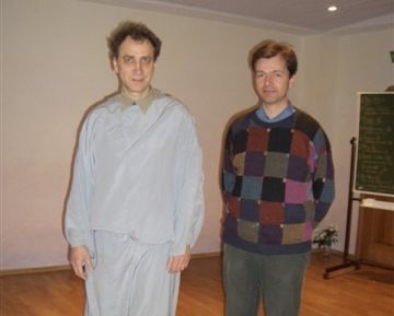 Наш доктор Арсен Лордкипанидзе и д-р. мед. Харальд Меркенс. Зима 2006